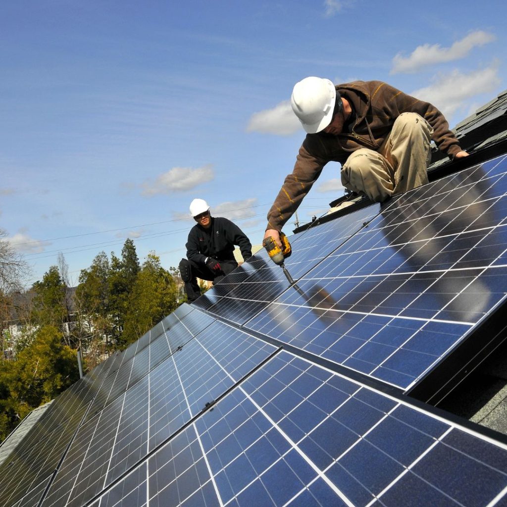 Installing solar panels
